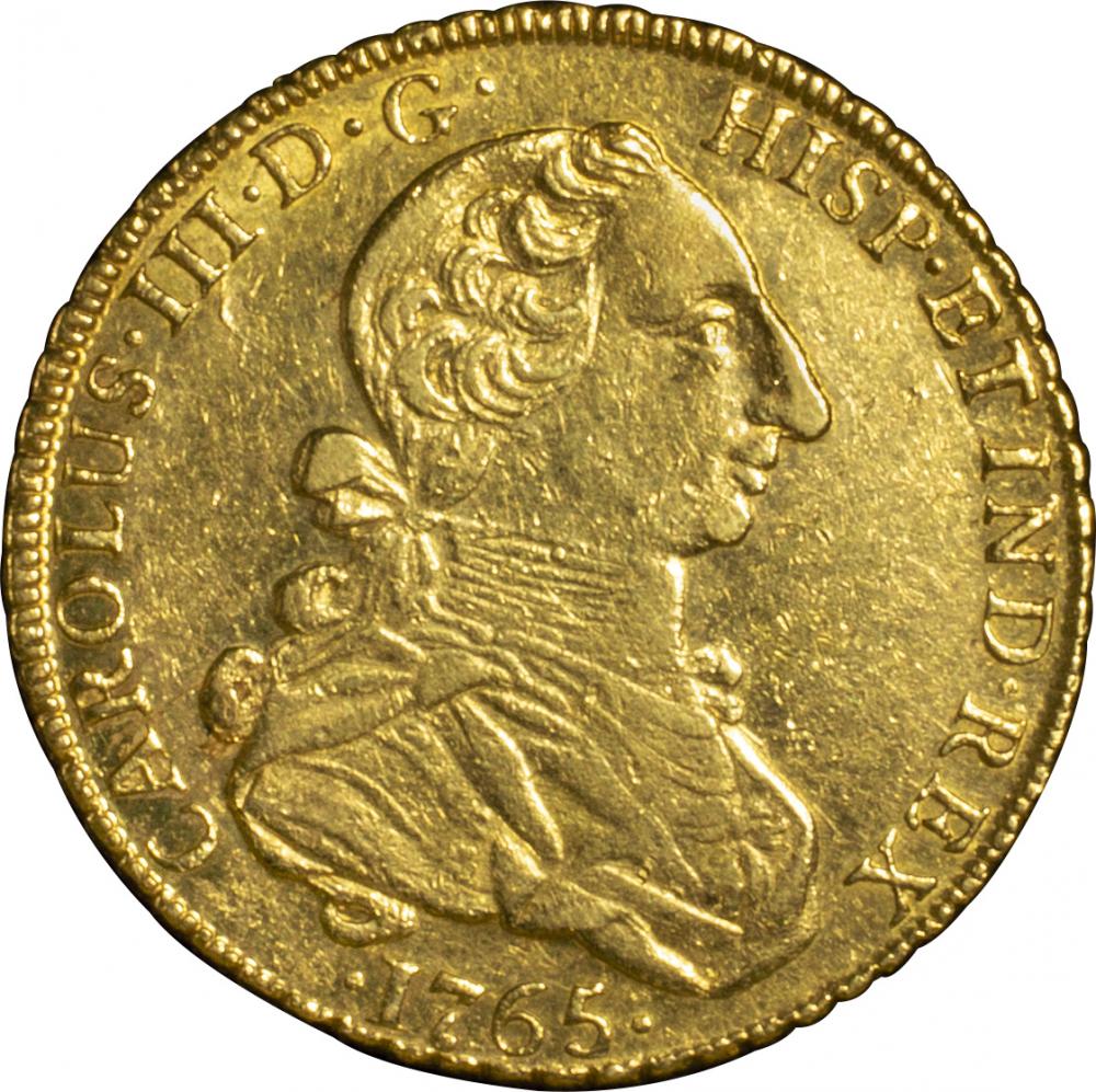 ○コイン○ 1788 金貨 メキシコ カルロス3世 8エスクード UNC-